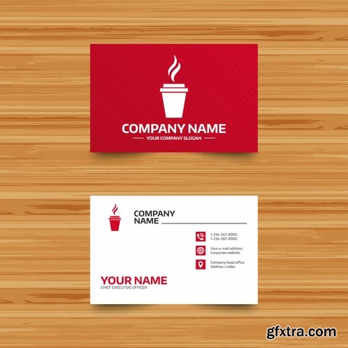 Collection gift certificate business card banner flyer calling card poster 7-25 EPS