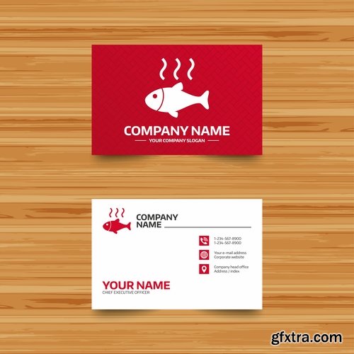 Collection gift certificate business card banner flyer calling card poster 7-25 EPS