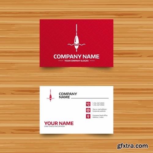 Collection gift certificate business card banner flyer calling card poster 7-25 EPS