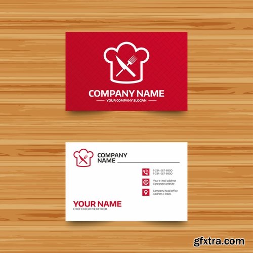 Collection gift certificate business card banner flyer calling card poster 7-25 EPS