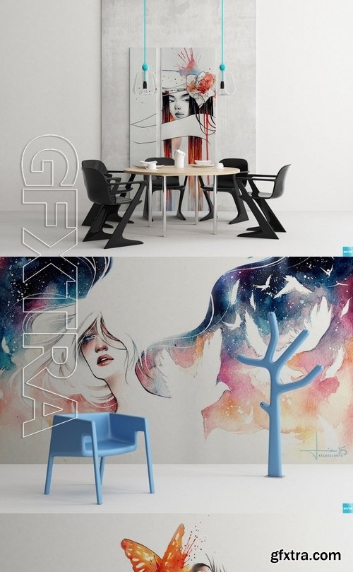 Art Wall Mock-up Vol1