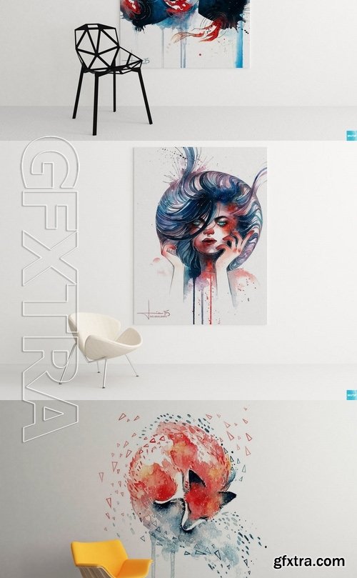 Art Wall Mock-up Vol1