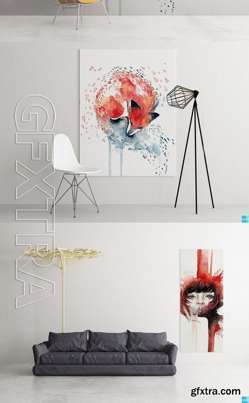 Art Wall Mock-up Vol1