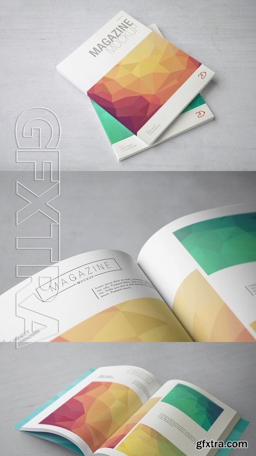 Magazine Mockup Letter Size