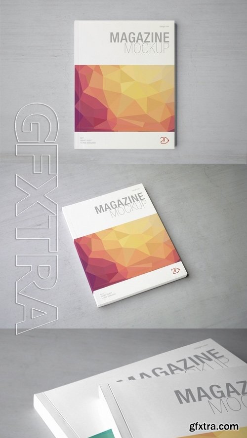 Magazine Mockup Letter Size