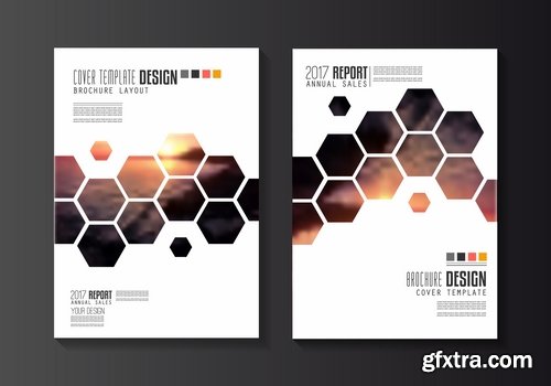 Collection of cover vector banner picture card flyer poster invitation card 9-25 EPS