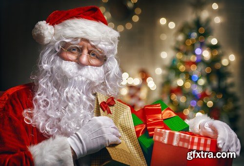 Santa Claus, Children\'s & New Year\'s Gifts - 25xUHQ JPEG