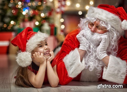 Santa Claus, Children\'s & New Year\'s Gifts - 25xUHQ JPEG