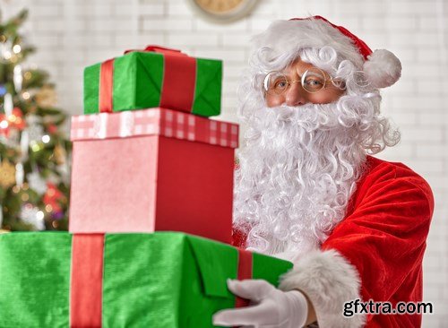 Santa Claus, Children\'s & New Year\'s Gifts - 25xUHQ JPEG