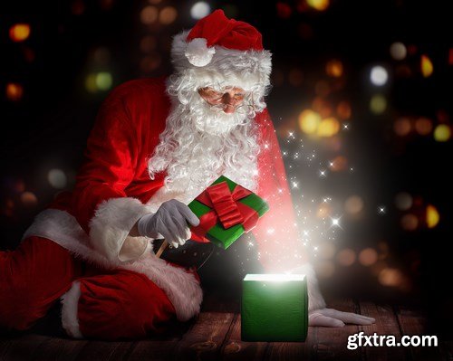 Santa Claus, Children\'s & New Year\'s Gifts - 25xUHQ JPEG