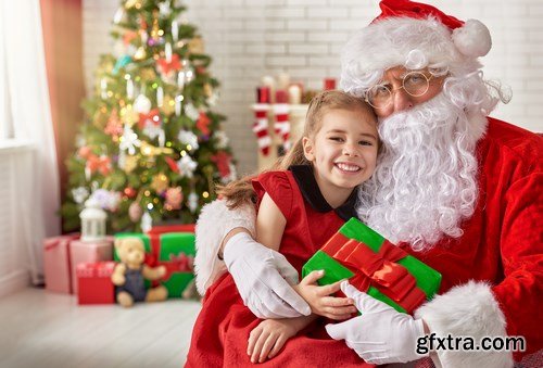 Santa Claus, Children\'s & New Year\'s Gifts - 25xUHQ JPEG