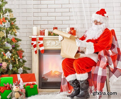 Santa Claus, Children\'s & New Year\'s Gifts - 25xUHQ JPEG