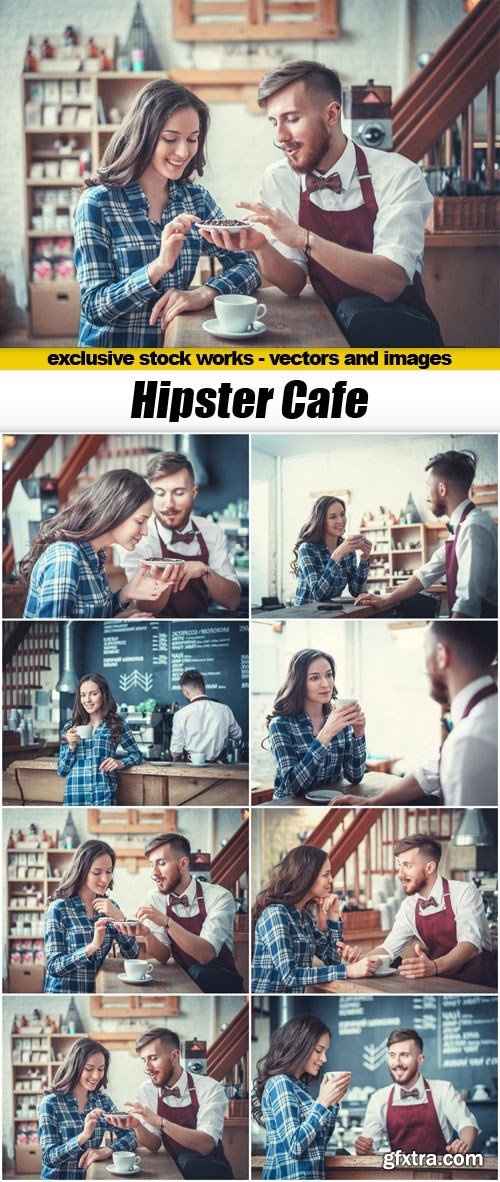 Hipster Cafe - 8xUHQ JPEG