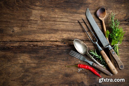 Colorful Spices on Wooden Table - 19xUHQ JPEG