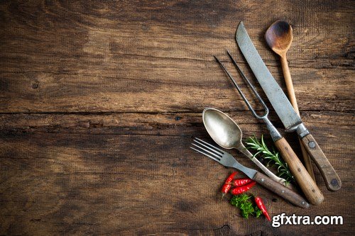 Colorful Spices on Wooden Table - 19xUHQ JPEG