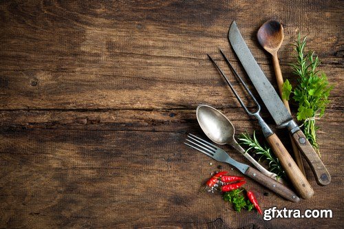 Colorful Spices on Wooden Table - 19xUHQ JPEG