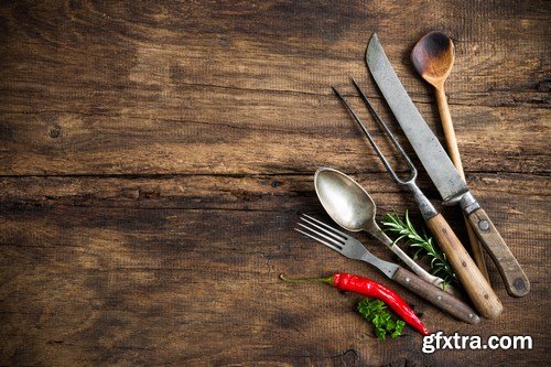 Colorful Spices on Wooden Table - 19xUHQ JPEG