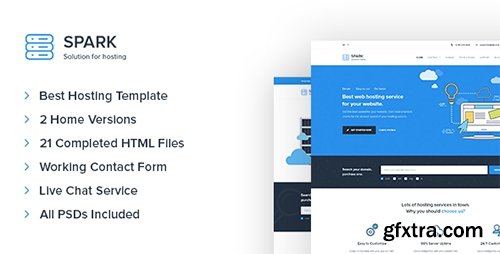 ThemeForest - Spark v1.1 - Responsive Hosting & Technology Site Template - 17170934