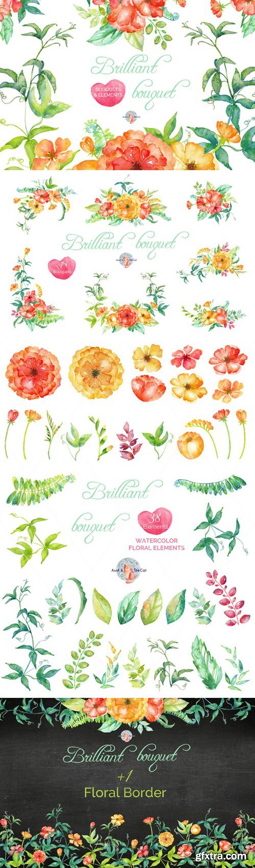 CM - Brilliant Watercolor Clipart 480931