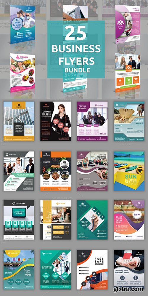 CM - 25 Business Flyers Bundle 768446