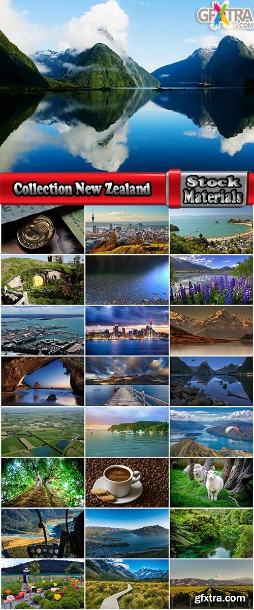 Collection New Zealand landscape mountain nature sea city field 25 HQ Jpeg