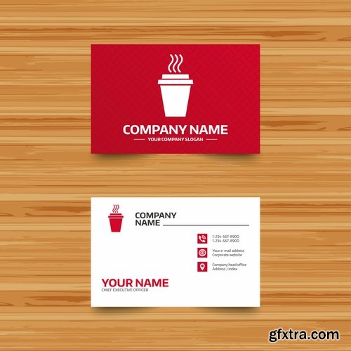 Collection gift certificate business card banner flyer calling card poster 9-25 EPS