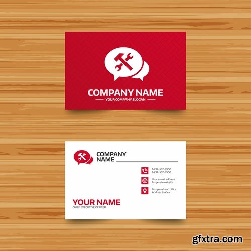 Collection gift certificate business card banner flyer calling card poster 9-25 EPS