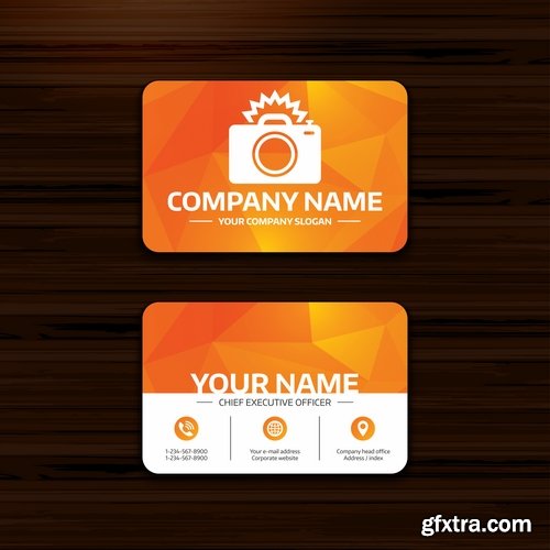 Collection gift certificate business card banner flyer calling card poster 9-25 EPS