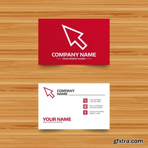 Collection gift certificate business card banner flyer calling card poster 9-25 EPS