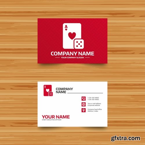 Collection gift certificate business card banner flyer calling card poster 9-25 EPS