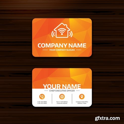 Collection gift certificate business card banner flyer calling card poster 9-25 EPS