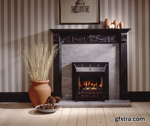 Fireplace, 10 UHQ JPEG