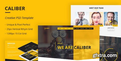 ThemeForest - Caliber - Creative Multi Purpose PSD Template 12252475