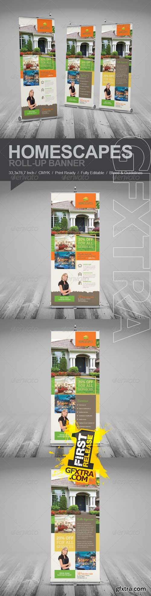 GR - Real Estate And Homescapes Roll-Up Banner 7929569