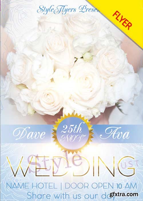 Wedding V11 PSD Flyer Template