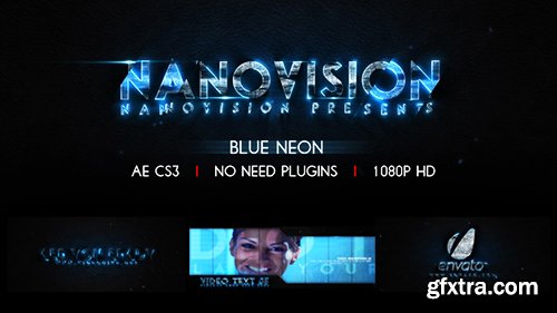 Videohive Blue Neon V.1 6030075