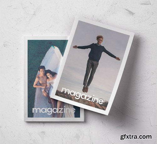 PSD Magazine Mockup Vol 12