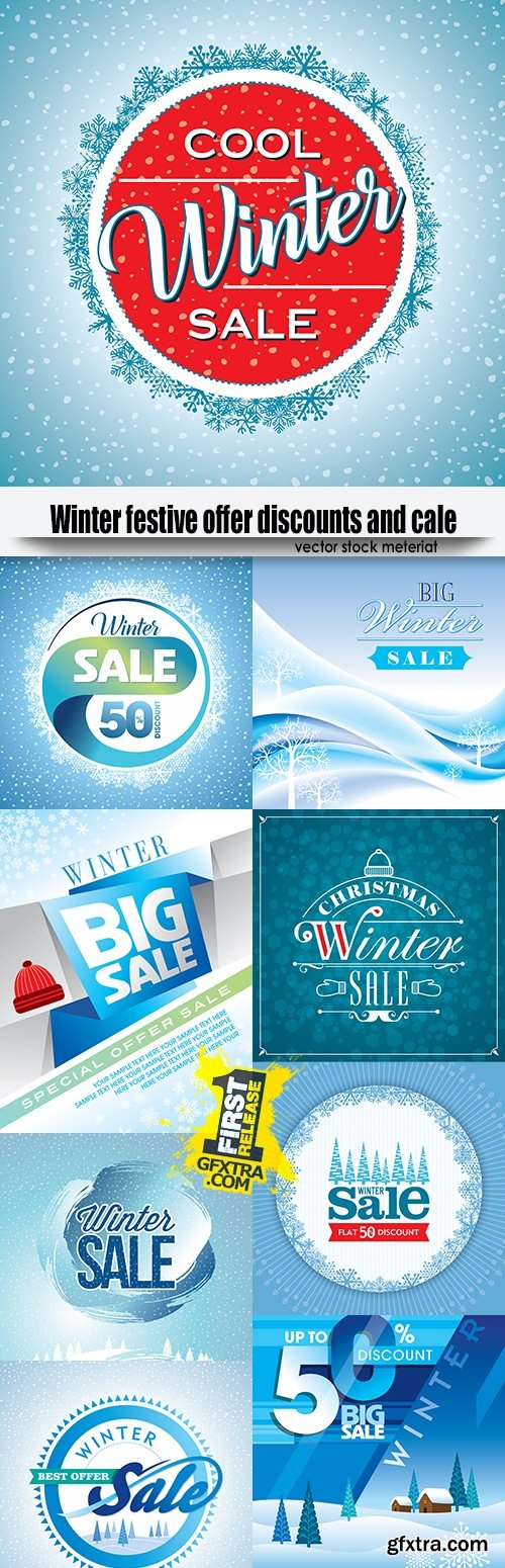 Winter festive offer discounts and cale