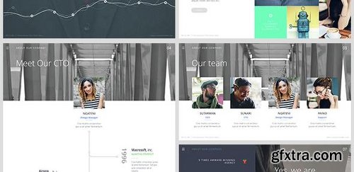 Graphicriver Becik - Creative Keynote Template 14222328