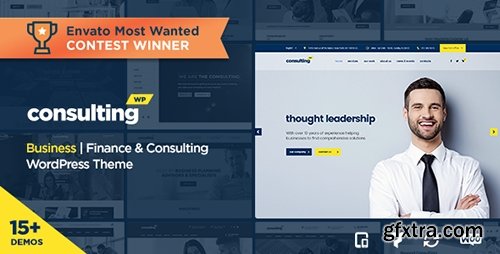 ThemeForest - Consulting v3.4 - Business, Finance WordPress Theme - 14740561