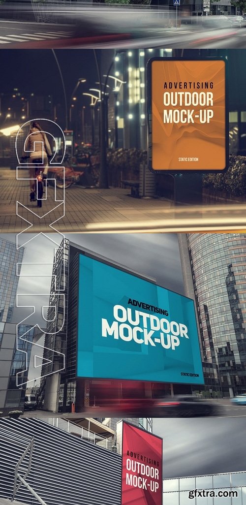 Animated Outdoor Advertising Mockup