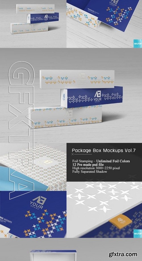 Package Box Mockups Vol7