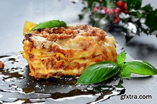 Collection Lasagna layered cake with meat 25 HQ Jpeg