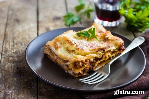 Collection Lasagna layered cake with meat 25 HQ Jpeg