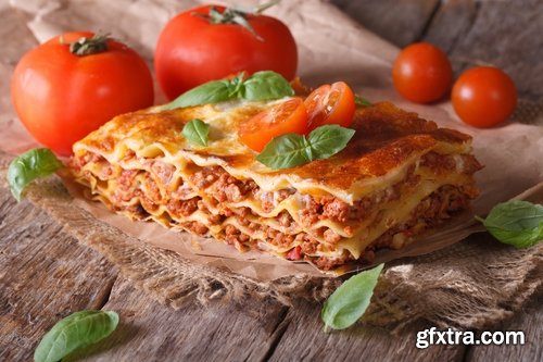 Collection Lasagna layered cake with meat 25 HQ Jpeg