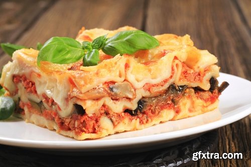 Collection Lasagna layered cake with meat 25 HQ Jpeg