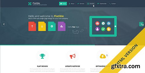 ThemeForest - Flatible v1.0 - Single Page HTML5 Template - 5909699