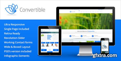 ThemeForest - Convertible v1.1 - Responsive HTML5 Template - 6289591