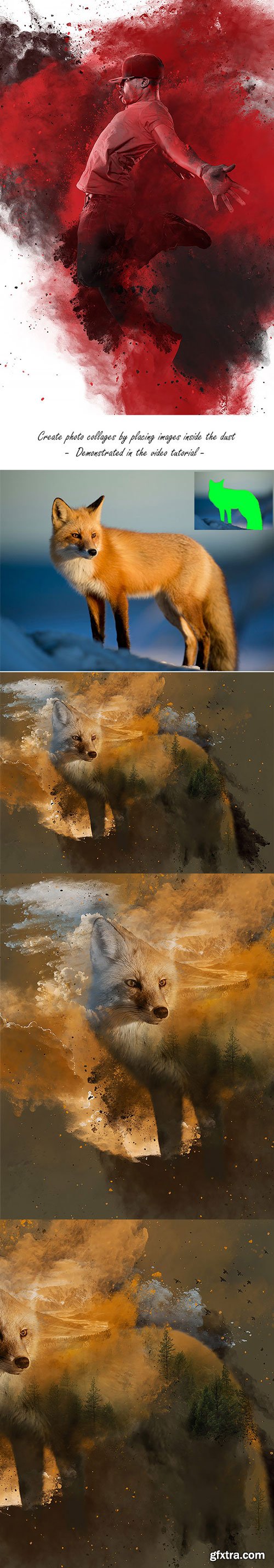 GraphicRiver - Dust Photoshop Action - 18118463