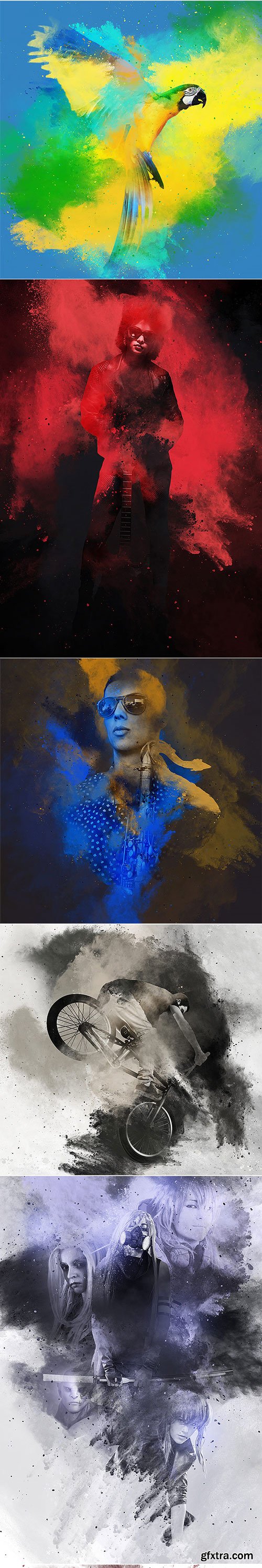 GraphicRiver - Dust Photoshop Action - 18118463